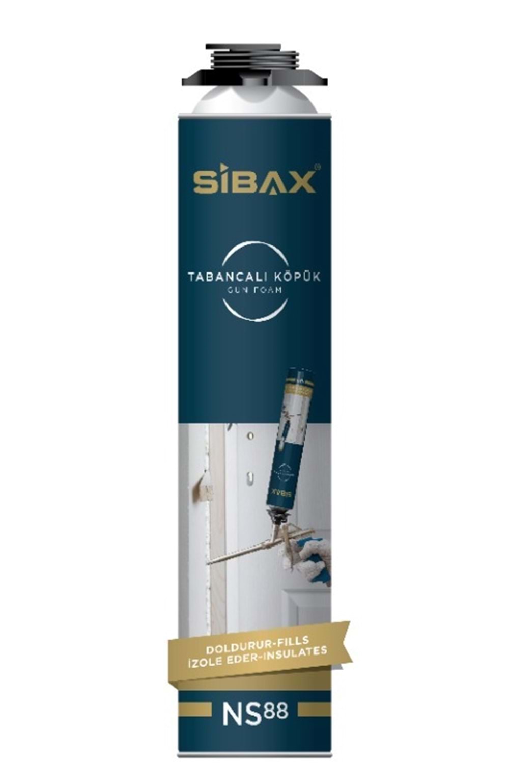 Pu Köpük Sibax Ns88 Tabancalı Pu Köpük 750 Ml