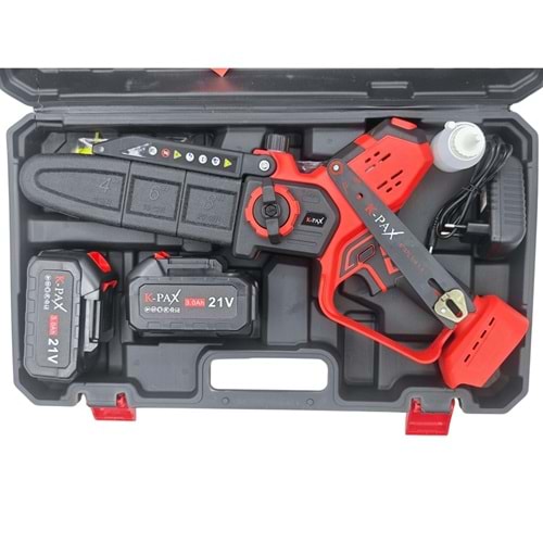 Şarjlı Zincirli Testere 10 Pilli Kpax