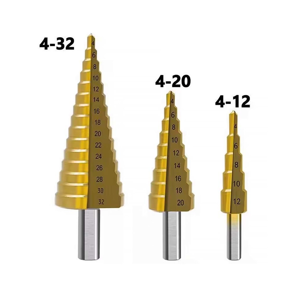 Matkap Ucu Seti 3 Parça Eko Dmax Kademeli Matkap Ucu Seti