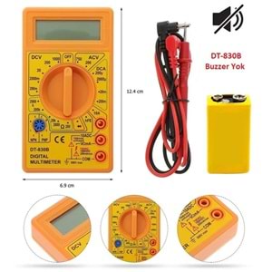Dijital Ölçü Aleti Multimetre Avometre