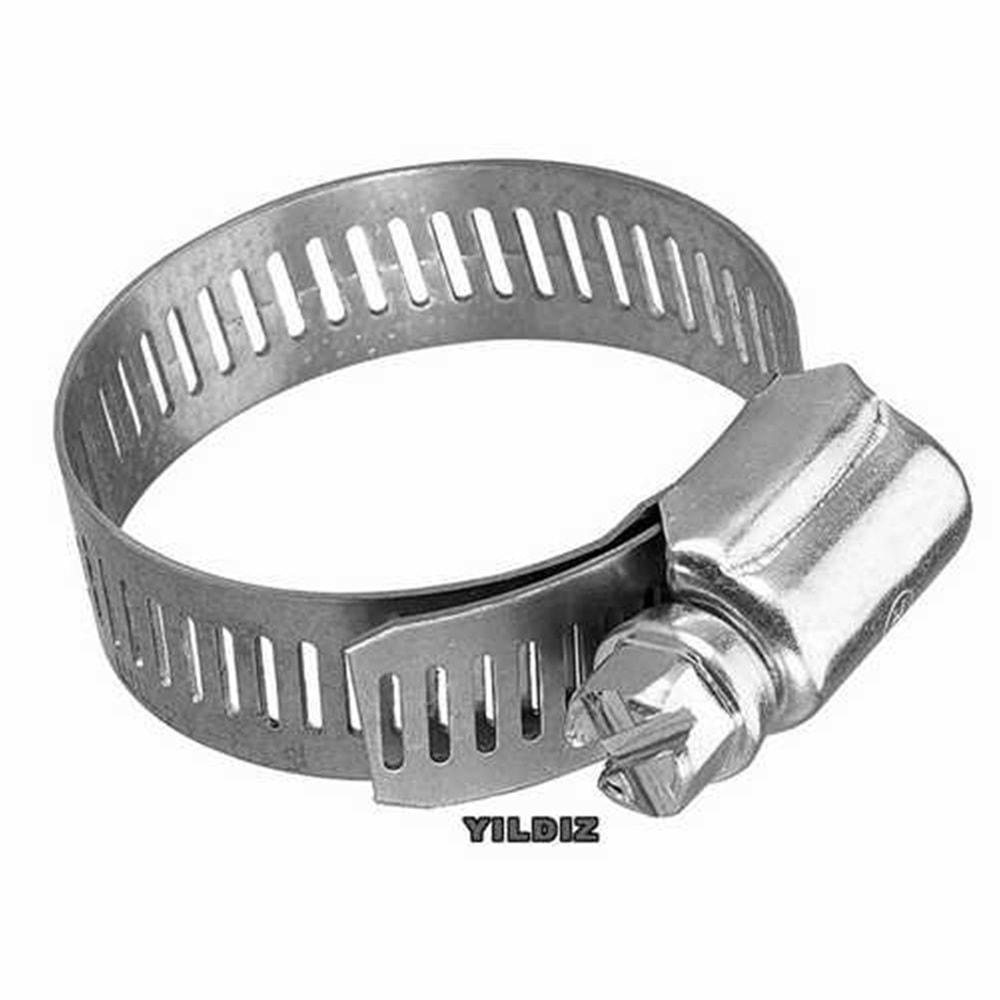 Metal Kelepçe10 Mm 19-26 R&B Marka Metal Kelepçe Ayarlanabilir Metal Kelepçe