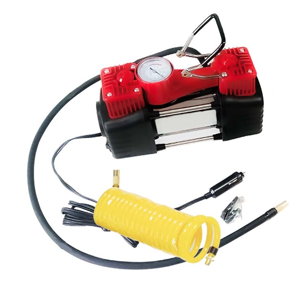 Hava Kompresörü SARA Çift Piston 150 Psu 12 Volt