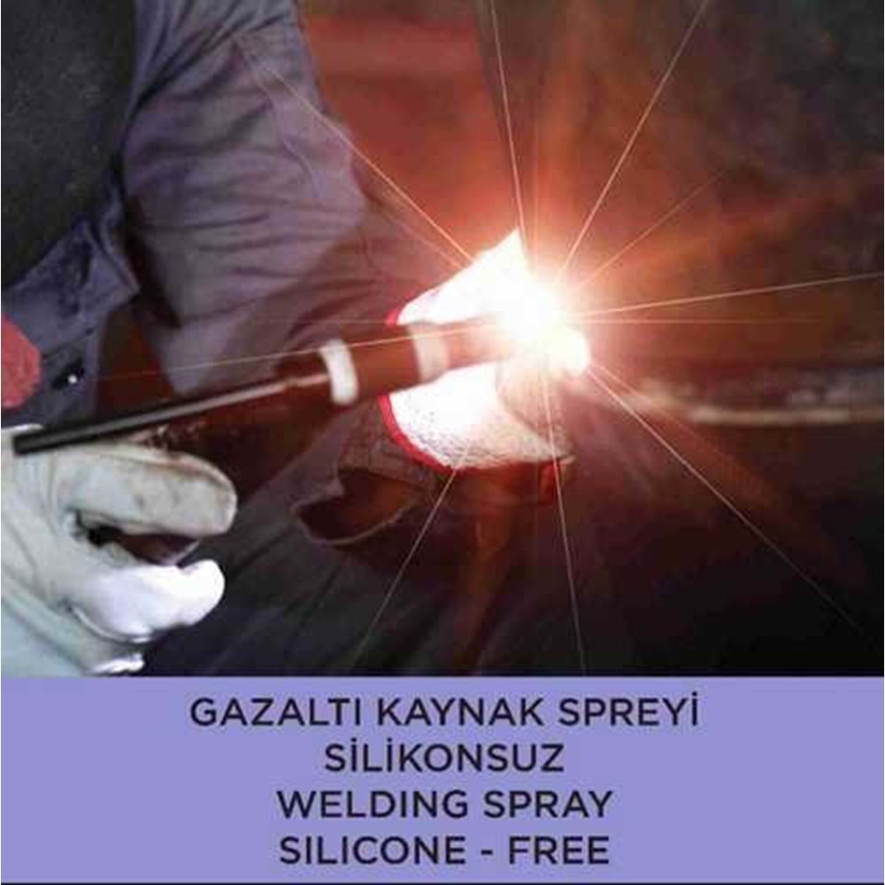 Gazaltı Kaynak Spreyi 400ml Sibax Silikonsuz Gazaltı Kaynak Spreyi