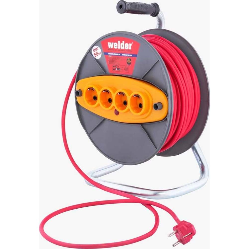 Makaralı Kablo Seyyar Makaralı Kablo 35 Mt 3x1.5 Welder