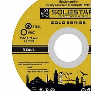 İnox Kesici Taş 115*1 Mm Solestar