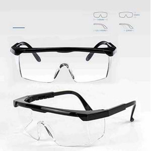 İş Gözlüğü Siyah Koruyucu Gözlük Buğulanmaz Gözlük Kaynakçı Gözlüğü Siyah
