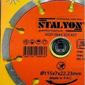 Mermer Kesici Fayans Kesici Stalyon Turbo Kesici 115 MM