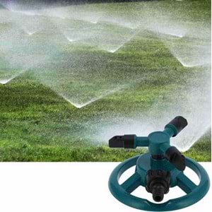 Fıskiye Ayarlanabilir Otomatik 360° Dönebilen 12 Kanal Nozullu Çim Bahçe Sulama Sprinkler Fıskiye