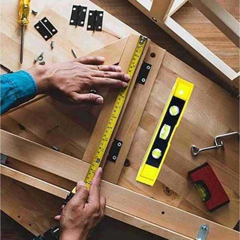 Su Terazisi Mıknatıslı Mini Su Terazisi 23 Cm