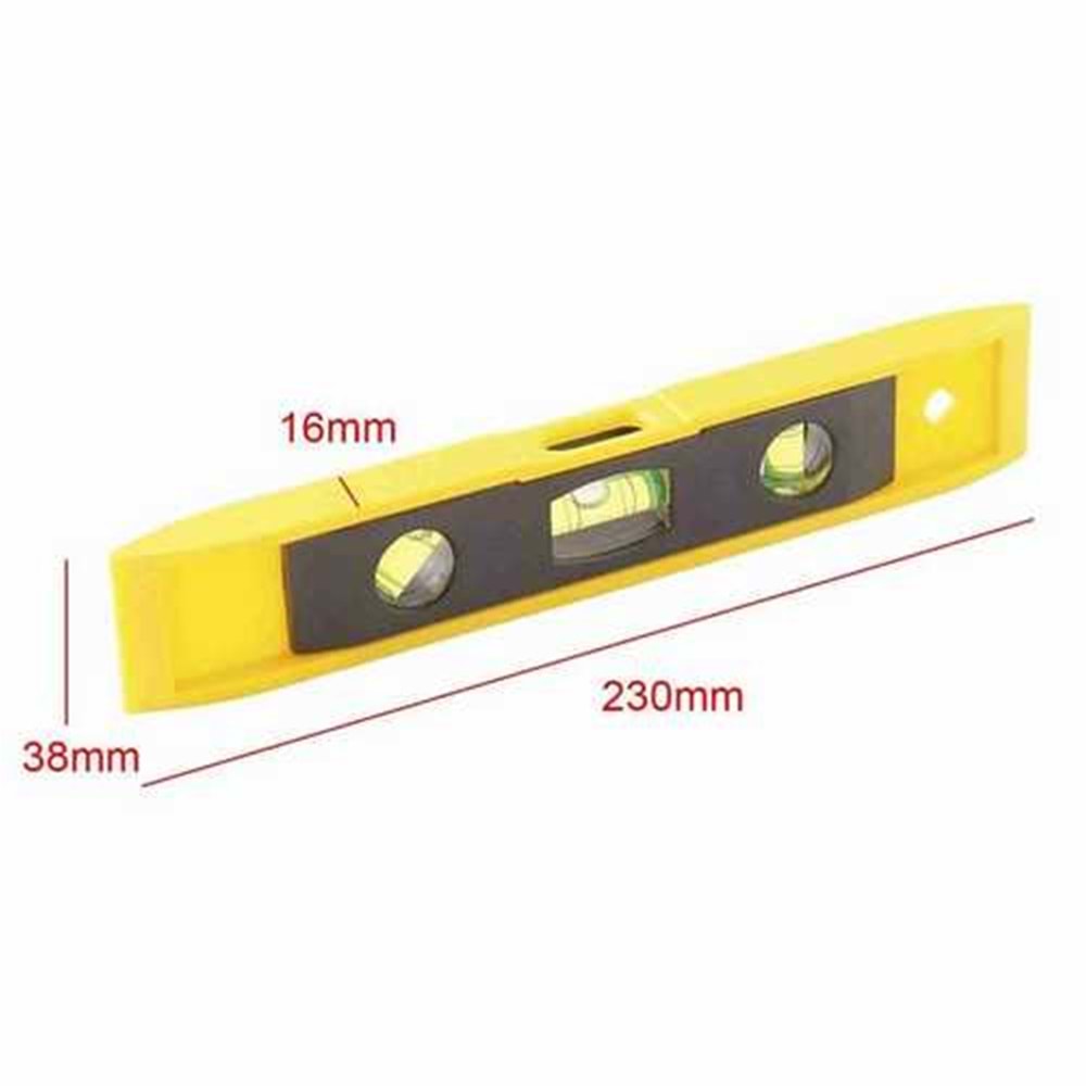 Su Terazisi Mıknatıslı Mini Su Terazisi 23 Cm