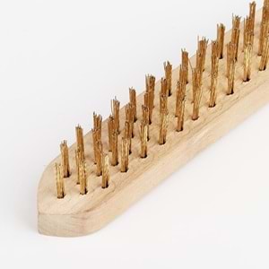 Tel Fırça Ağaç Saplı Paslanmaz Çelik Tel Fırça