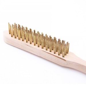 Tel Fırça Ağaç Saplı Paslanmaz Çelik Tel Fırça